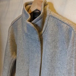 J. Crew Cocoon Coat in Italian Stadium-Cloth Wool